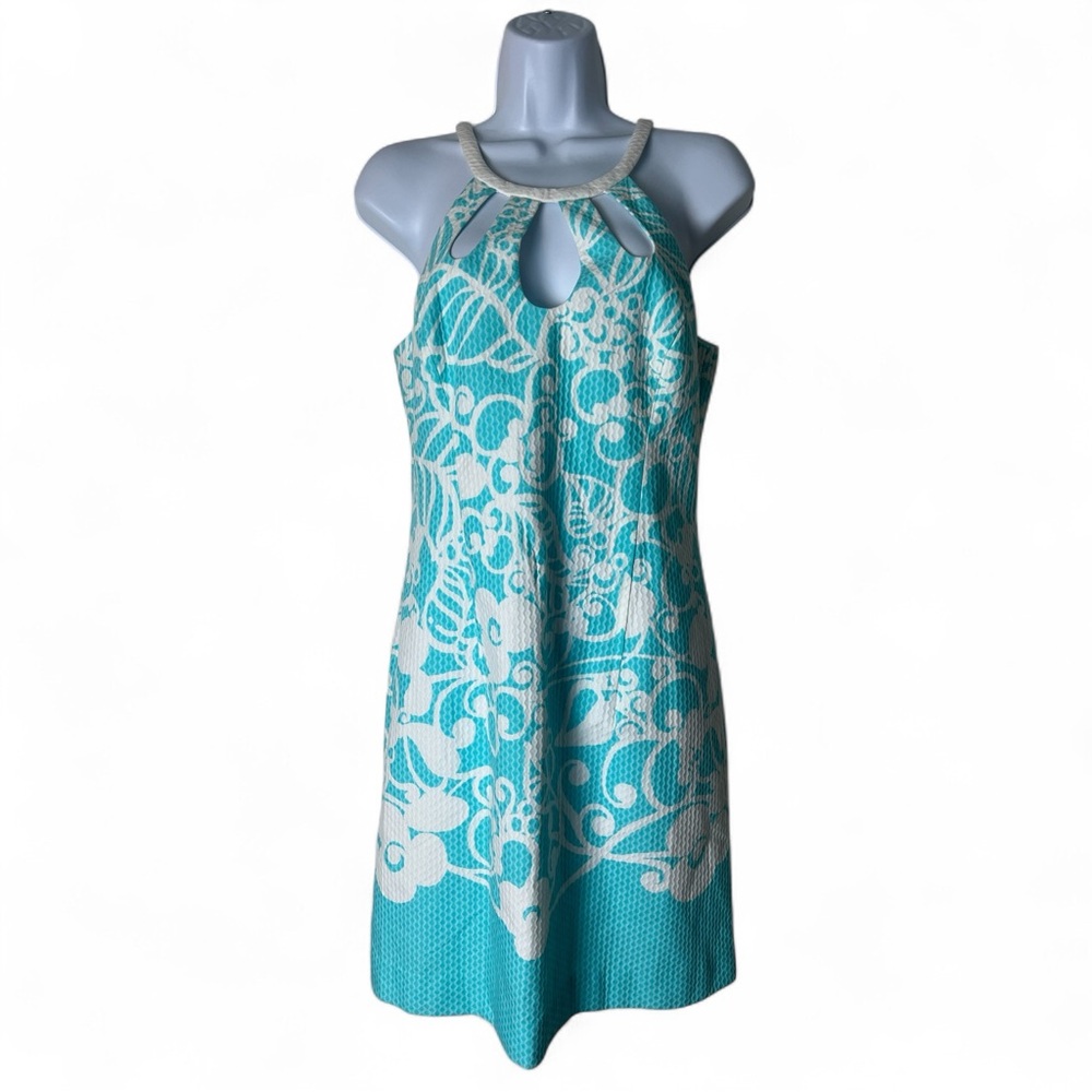 Lilly Pulitzer - Women's Pearl Shift Mini Dress Shorely Blue - Sz. 6
